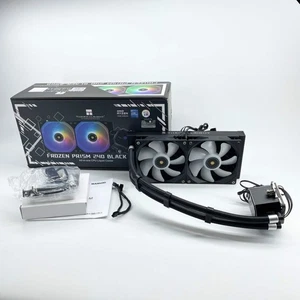 Thermalright Frozen Prism 240 Black ARGB AIO Liquid CPU Cooler TL-E12B-S V2 READ - Picture 1 of 6
