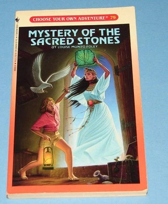 Choose Your Own Adventure #79 Mystery of the Sacred Stones 1st Printing CYOA - Image 1 of 2