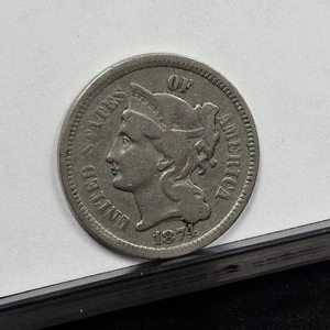 1874 Three Cent Nickel 3CN - Fine (#60502-L) - Picture 1 of 8