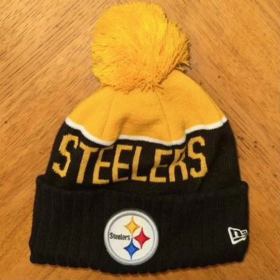 Pittsburgh Steelers Gorro Tejido Invierno Pom Sombrero Adulto Talla Única OSFM Nueva Era Foto 1 de 4