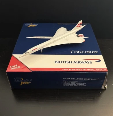 GeminiJets 1: 400 英国航空协和飞机 G-BOAB GJBAW1946 压铸比例模型 — 第 1/4 张图片