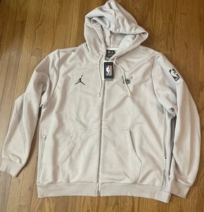 Giacca con cappuccio e zip intera Charlotte Hornets Nike Jordan edizione standard 2XL - Foto 1 di 1