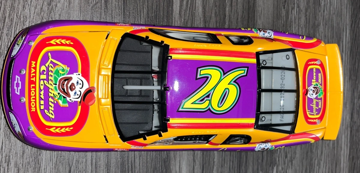 1/24 Action Ricky Bobby 26 Laughing Clown Talladega Nights 96
