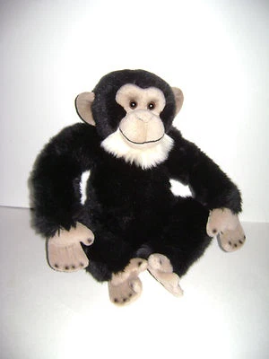Webkinz Signature CHIMPANZEE WKS1002 by GANZ PLUSH STUFFED 12" MONKEY - Image 1 of 4