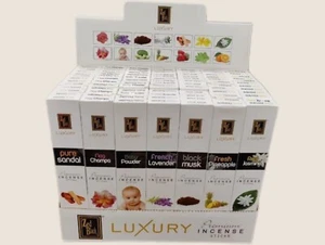 84 box Zed Black Luxury premium incense sticks bulk wholesale 7 scent 1008 stick - Picture 1 of 4