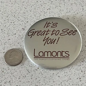 Lamonts Family Clothing Store Spokane Washington Pinback Button #47949 - Bild 1 von 2
