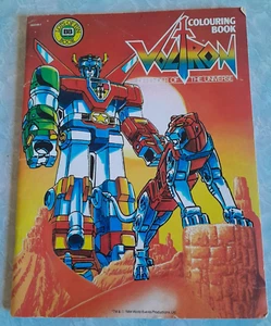 Vintage BB 1980s Voltron Defender Of The Universe Colouring Book - USED - Picture 1 of 10