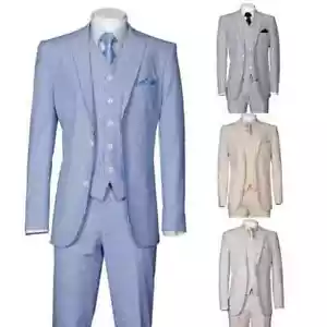 Giacca con gilet uomo Seer Ventosa misto cotone, slim fit 2 bottoni, e pantaloni. - Foto 1 di 4