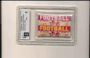1952 bowman small football wax pack 1 cent GAI 9 - Picture 1 of 2