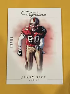 2012 Panini Prime Signatures Jerry Rice Base #166 /499 - Picture 1 of 2