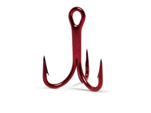 VMC 4x-Strong Treble Hook - 9626 O'Shaughnessy-Tin Red-Choose Hook/Pack Size
