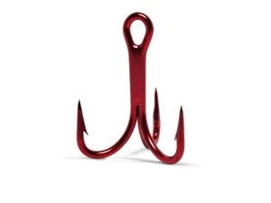 VMC 4x-Strong Treble Hook - 9626 O'Shaughnessy-Tin Red-Choose Hook/Pack Size - Picture 1 of 4