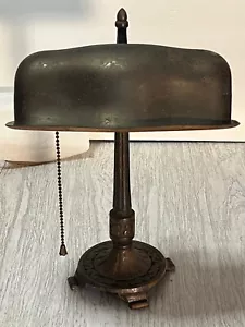 Antique Brass Table Lamp Pull Chain Not Working - Picture 1 of 11