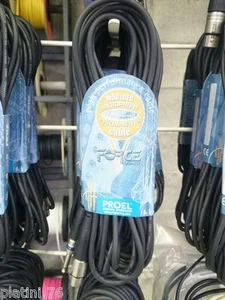 CAVO PROEL MICROFONICO E STRUMENTI XLR femmina - JACK 10mt FRC230 NUOVO - Foto 1 di 1