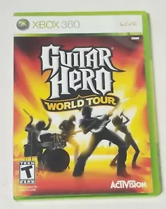 Xbox 360 Guitar Hero Worid Tour and Lego Indiana Jones/King Fu Panda - Picture 1 of 7