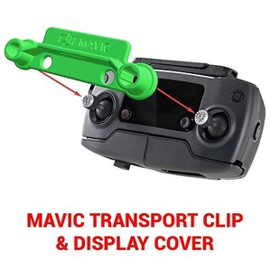 DJI Spark MAVIC PRO - Screen Cover & Transport Clip Controller GREEN USA seller - Picture 1 of 1