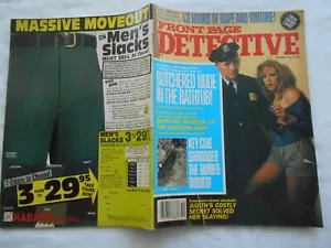 FRONT PAGE DETECTIVE Magazine-OCTOBER,1986 - Picture 1 of 2