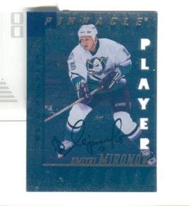 1997/98 Pinnacle Be A Player Dmitri Mironov AUTO FOIL DIE-CUT version - Picture 1 of 2