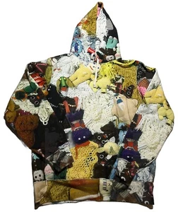 New Supreme Mike Kelley More Love Hours, All Over Print Hoodie Size M FW18 GM8 - Picture 1 of 8