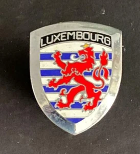 LUXEMBURG EMAILLE AUTOGRILL AUTO ABZEICHEN EMBLEM ABZEICHEN MOTORABZEICHEN - Bild 1 von 2