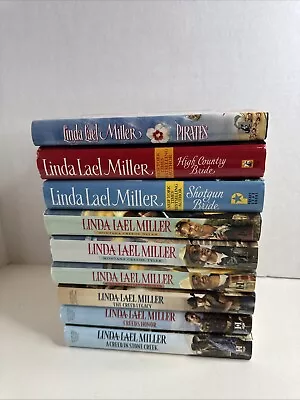 Lot of 9 Linda Lael Miller Hardcover Cowboy Western Romance Books - Image 1 of 4