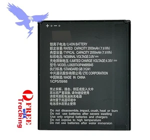 Replace Battery for ZTE Li3820T43P4h695945 Li3824T43P4H695945 Free Shipping - Picture 1 of 1