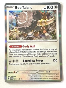 Bouffalant 119/142 Holo Rare Stellar Crown Pokemon TCG - Pack Fresh Near Mint NM - Picture 1 of 4