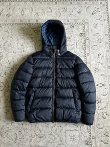 Barbour Beacon Fibre Down Puffer Hooded Quilted Jacket Size M - Picture 1 of 21