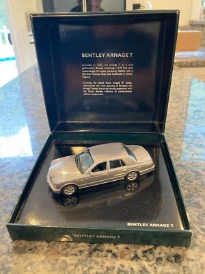BENTLEY 1:43 SCALE BL-326 LIMITED DIE CAST 2003 ARNAGE T IN SILVER TEMPEST. NOS - Image 1 of 4