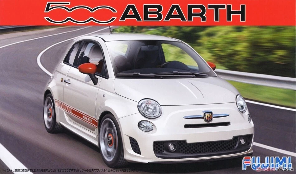 FIAT NUOVA 500 ABARTH WHITE KIT 1:24 - Immagine 1 di 1