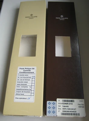 GENUINE PATEK PHILIPPE WATCH SERVICE BOX 5296R-010 STORE STORAGE - Image 1 of 4