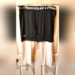 Under Armour Black/White Compression Athletic Pants size 2XL - Picture 1 of 9