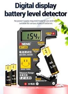 ANENG BT-189 Universal Batterietester LCD-Anzeige 9V,1.5V,AA, AAA,C,D, - Bild 1 von 7