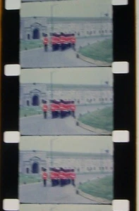 RED COATS MARCHING MOVIE SHORT 16MM FILM MOVIE ROLLED NO REEL U5 - Bild 1 von 7