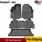 For 2018-2024 Honda Odyssey Floor Mats Liner 1st + 2nd + 3rd Row Tpe Protection