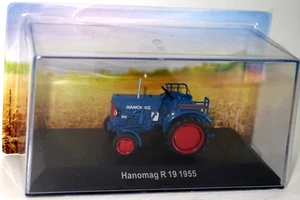 Hachette - Hanomag R19, 1955, blau, Traktor, Modell-Auto, 1:43, NEU OVP - Bild 1 von 4