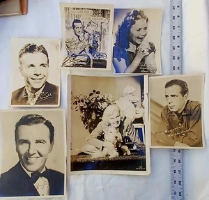 LOT Vintage Hollywood Studio Drucke Bogart Harlow Powell Harry James Preston Foster - Bild 1 von 7