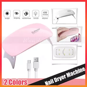 Mini USB Lichttherapie Nagelpflege Maschine 6W Maniküre Nagellack Trockner Heimgebrauch - Bild 1 von 18