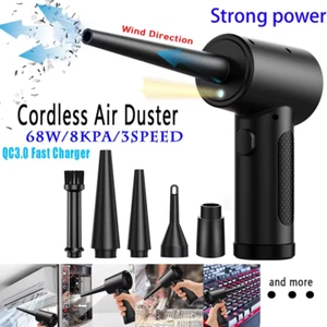 Elektrischer Air Duster 51000 RPM Wiederaufladbarer Kabelloser Computer Tastatur Reiniger - Bild 1 von 8