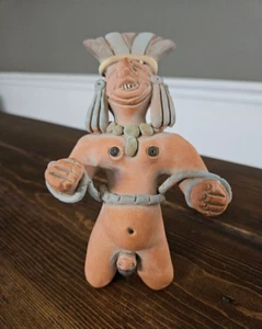Vintage Maya Volkskunst Keramik Geburtsfigur/Statue - Bild 1 von 6