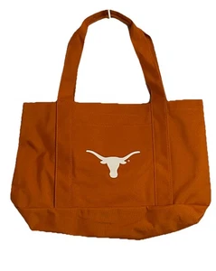 Texas Longhorns Canvas Weekend Tote Schultertasche Tasche Orange Logo - Bild 1 von 12