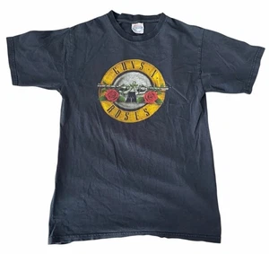 VTG Guns N Roses Graphic Band T-Shirt Black Size Small  - Picture 1 of 4
