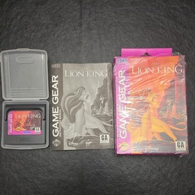 The Lion King (Complete in Box) - Sega Game Gear - Disney Interactive - Acceptab