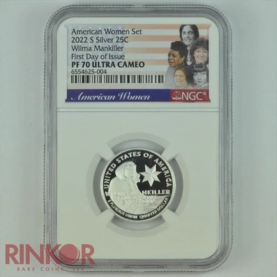 2002-S Silver Quarter American Women 5-Coin Set NGC PF 70 - Image 1 of 4