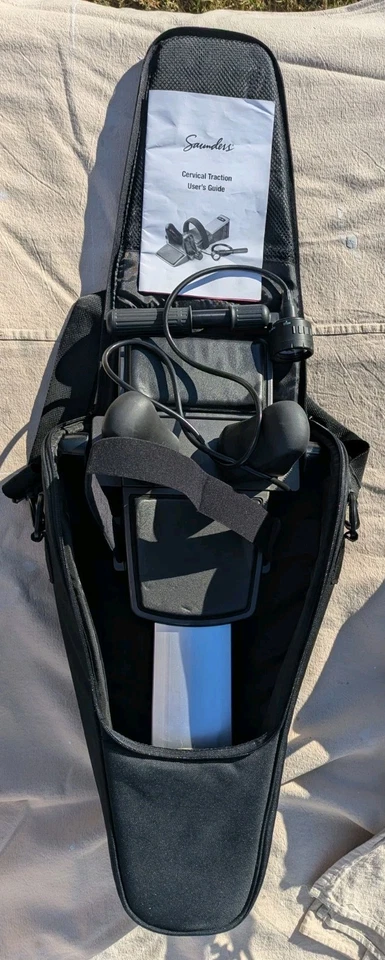 Dispositivo de bomba de tracción de cuello cervical Saunder con estuche probado *Leer descripción* Foto 1 de 4