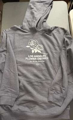 Moletom com capuz Young & Reckless LA Flower District X-grande novo sem etiquetas - Imagem 1 de 3