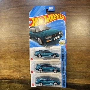 2025 New Hot Wheels Mainline 87 Audi Quattro Lot of 3 rare case B - Picture 1 of 7