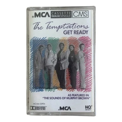 Temptations ‎Get Ready MCA 1990 Maxi-Single Cassette Tape VG+ MCAM-5394 Motown - Image 1 of 4