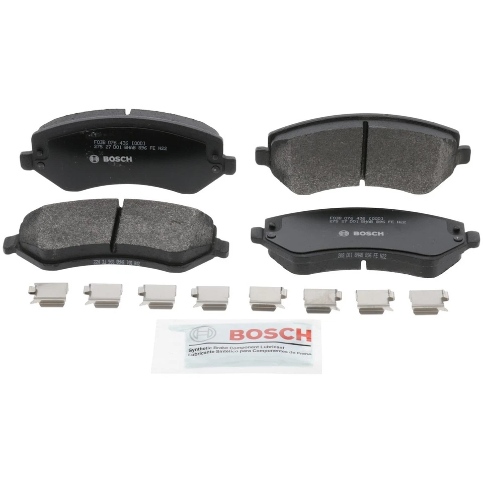 Conjunto de 2 rodas BP856A Bosch conjunto de pastilhas de freio dianteiro para Dodge Caravan Town & Country - Imagem 1 de 4