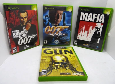 Xbox Video Game Bundle From Russia With Love 007, 007 Night Fire, Mafia & Gun - Image 1 of 4